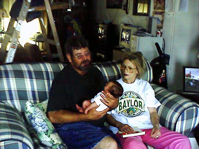Uncle Mark with Hannah & Momma on May 21st, 2005