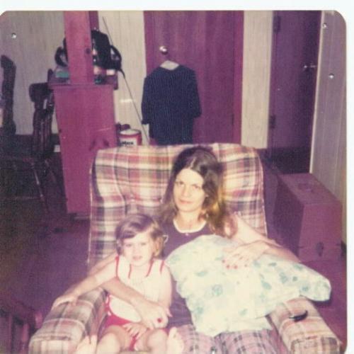 Momma & me when she got outof the hospital from having open heart surgery in 1975